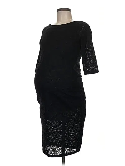 Pre-owned Pink Blush Cocktail Dress In Black