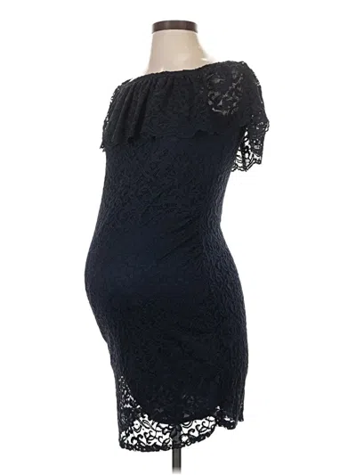 Pre-owned Pink Blush Cocktail Dress In Black