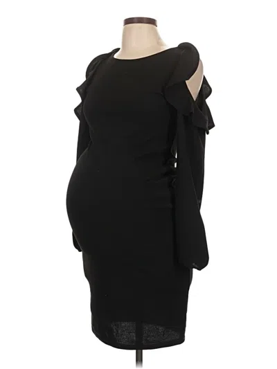 Pre-owned Pink Blush Cocktail Dress In Black