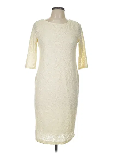 Pre-owned Pink Blush Cocktail Dress In Ivory