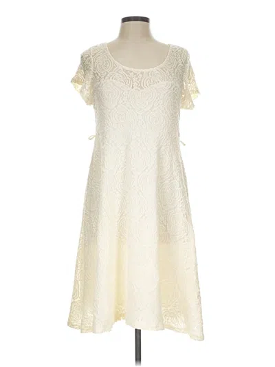 Pre-owned Pink Blush Cocktail Dress In Ivory