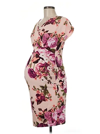 Pre-owned Pink Blush Cocktail Dress In Pink
