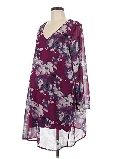 Pre-owned Pink Blush Cocktail Dress In Purple