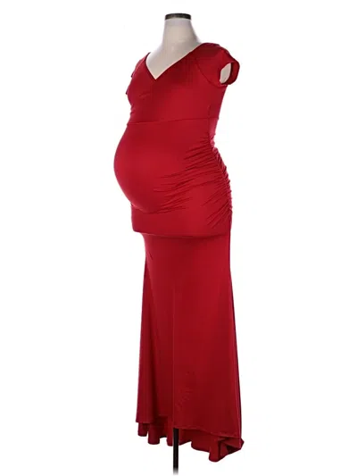 Pre-owned Pink Blush Cocktail Dress In Red