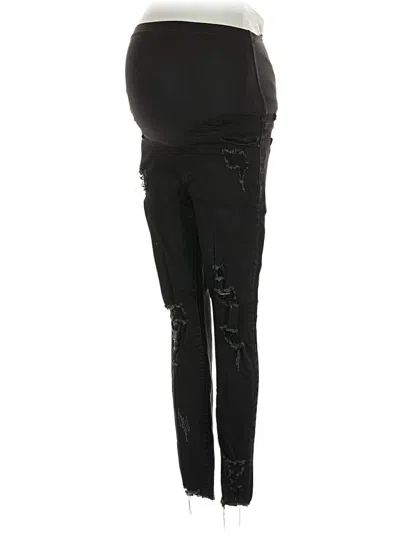 Pre-owned Pink Blush Jeggings In Black