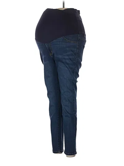 Pre-owned Pink Blush Jeggings In Blue