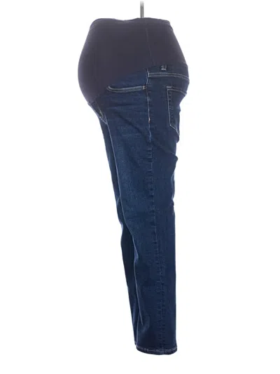 Pre-owned Pink Blush Jeggings In Blue