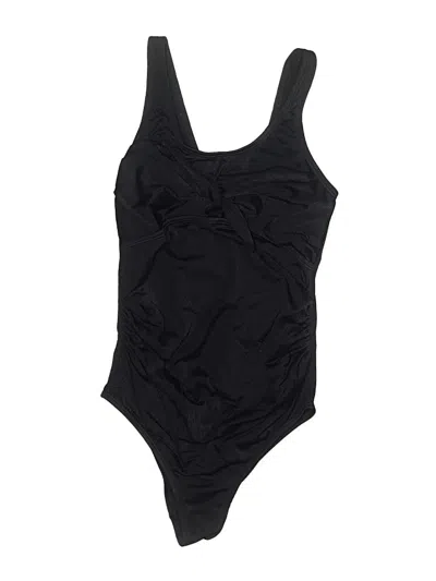 Pre-owned Pink Blush One Piece Swimsuit In Black