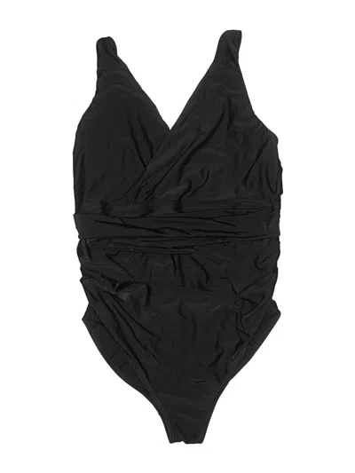 Pre-owned Pink Blush One Piece Swimsuit In Black