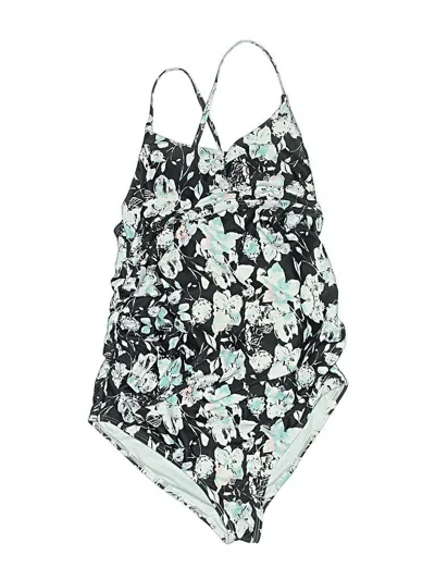 Pre-owned Pink Blush One Piece Swimsuit In Blue