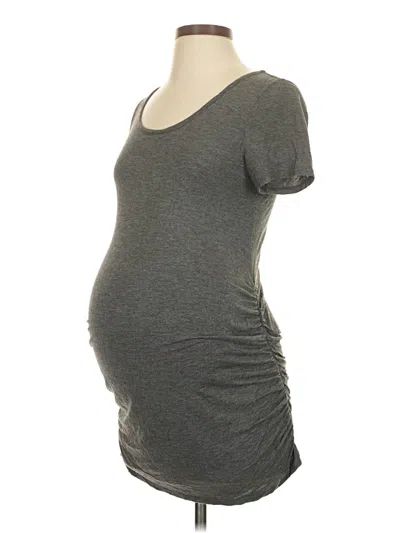 Pre-owned Pink Blush Short Sleeve T-shirt In Gray