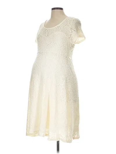Pre-owned Pink Blush Skort In Ivory