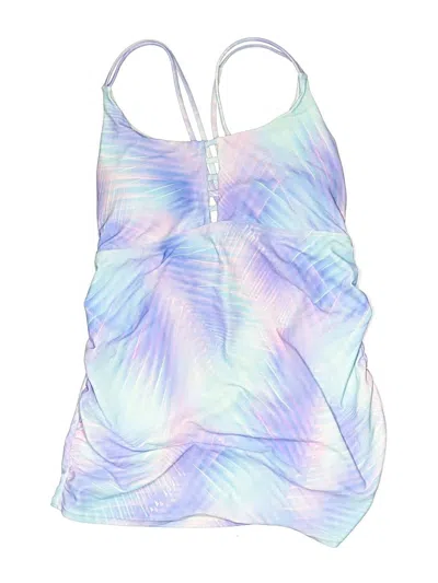 Pre-owned Pink Blush Swimsuit Cover Up In Blue