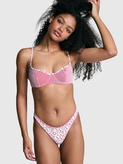 Pink By Frankies Bikinis Golden Hour Bikini Bottom In Brown