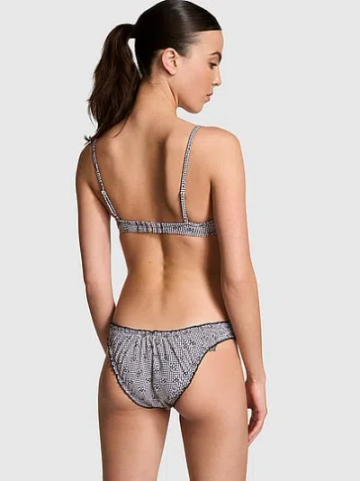 Pink By Frankies Bikinis Hudson Bikini Bottom In Animal Print