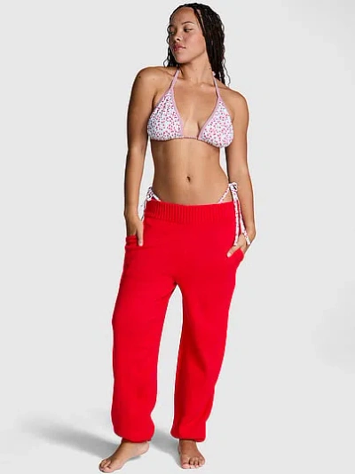 Pink By Frankies Bikinis Mae Sweatpants In Multi