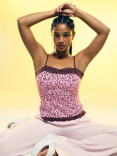 Pink By Frankies Bikinis Stella Tank In