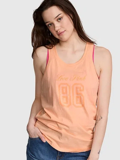 Pink Campus Cotton™ Tank Top In Orange