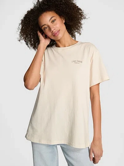 Pink Campus Cotton™ Tee In Neutral