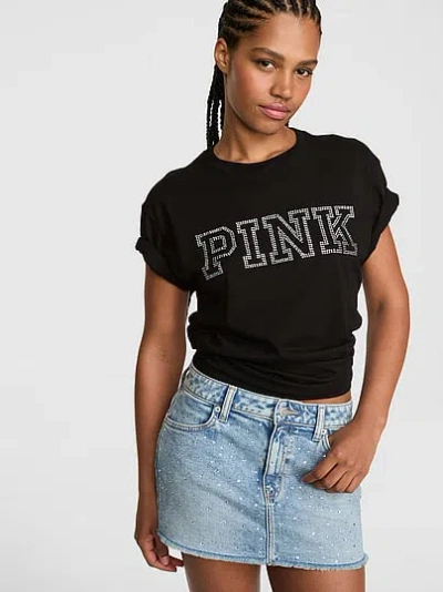 Pink Campus Cotton™ Tee In Brown