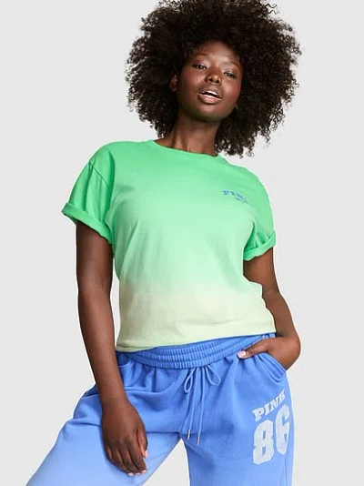 Pink Campus Cotton™ Tee In Green