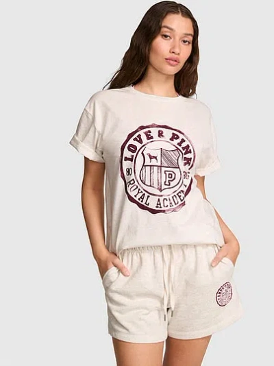 Pink Campus Cotton™ Tee In Neutral
