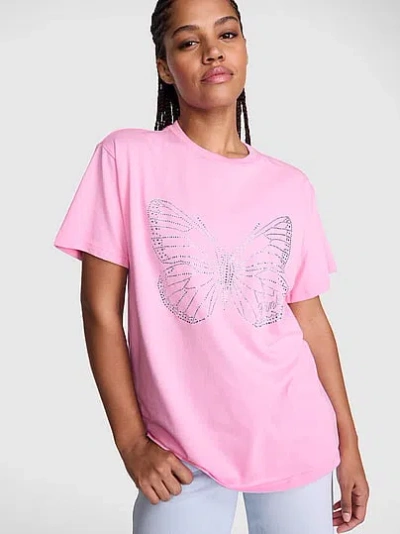 Pink Campus Cotton™ Tee In