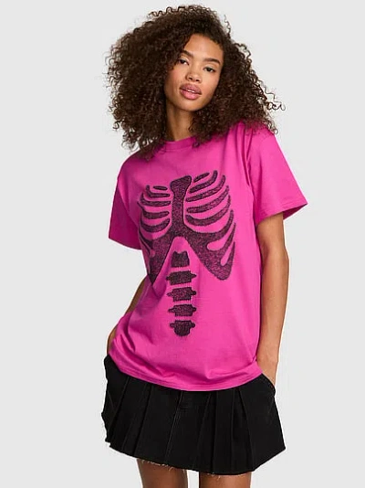 Pink Campus Cotton™ Tee In