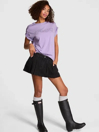 Pink Campus Cotton™ Tee In Purple