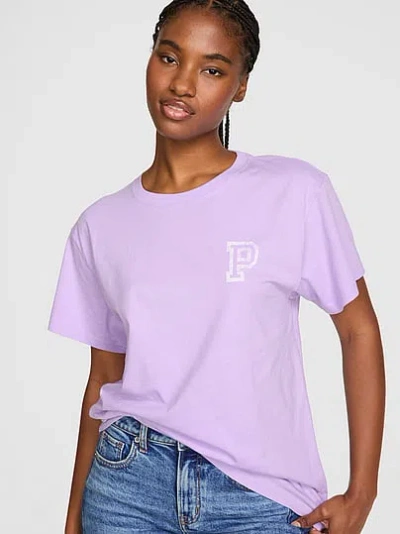 Pink Campus Cotton™ Tee In Purple