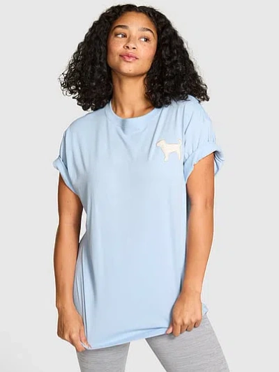 Pink Campus Cottonâ¢ Tee In Blue