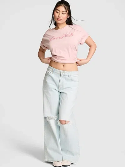 Pink Campus Cottonâ¢ Tee In