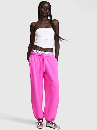 Pink Campus Fleece™ Adjustable-cinch Sweatpants In