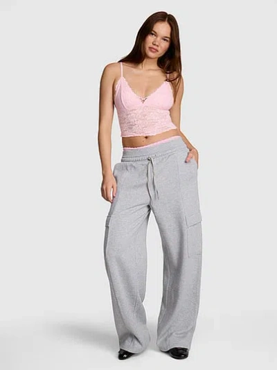 Pink Campus Fleece™ Cargo Sweatpants In Gray