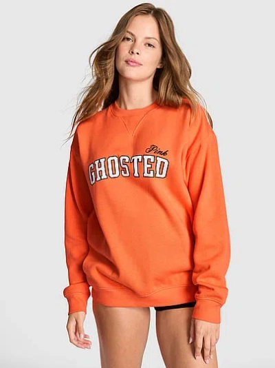 Pink Campus Fleece™ Crew Sweatshirt In Orange