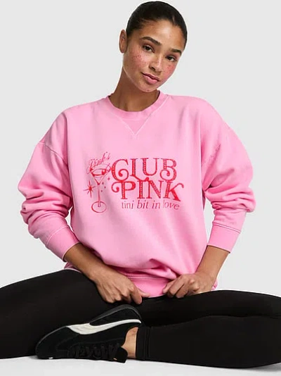 Pink Campus Fleece™ Crew Sweatshirt In