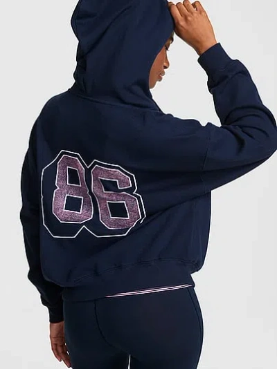 Pink Campus Fleece™ Full-zip Hoodie In Blue