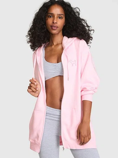 Pink Campus Fleece™ Full-zip Hoodie In Multi