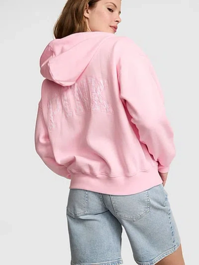 Pink Campus Fleece™ Full-zip Hoodie In