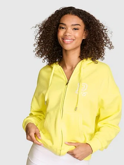 Pink Campus Fleece™ Full-zip Hoodie In Yellow