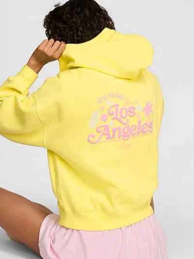 Pink Campus Fleece™ Full-zip Hoodie In Yellow
