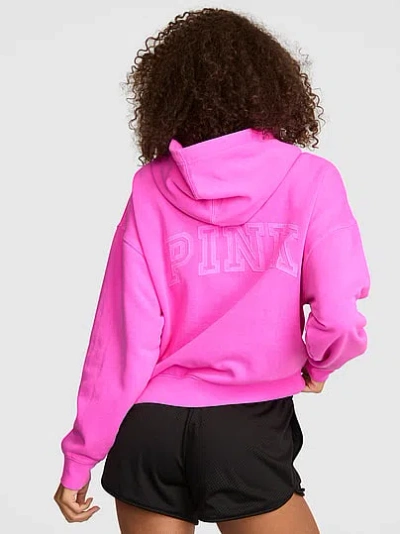Pink Campus Fleece™ Half-zip Hoodie In