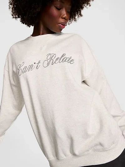 Pink Campus Fleece™ Oversized Crew Sweatshirt In Yellow