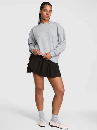 Pink Campus Fleece™ Oversized Crew Sweatshirt In Gray