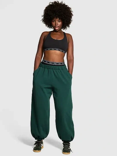 Pink Campus Fleece™ Oversized Sweatpants In Green