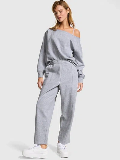 Pink Campus Fleece™ Seamed Barrel Sweatpants In Gray