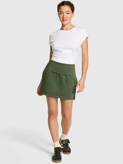 Pink Campus Fleece™ Skort In Green