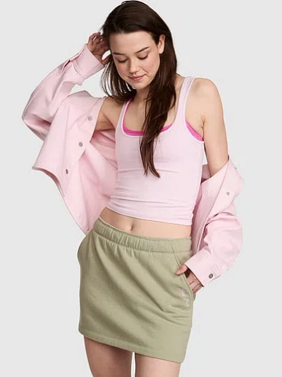 Pink Campus Fleece™ Skort In Green