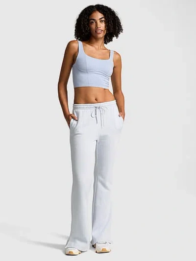 Pink Campus Fleece™ Split-hem Flare Sweatpants In Blue