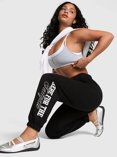 Pink Campus Fleece™ Sweatpants In Black